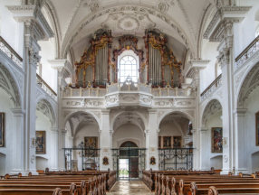 Münster Obermarchtal Empore mit Orgel